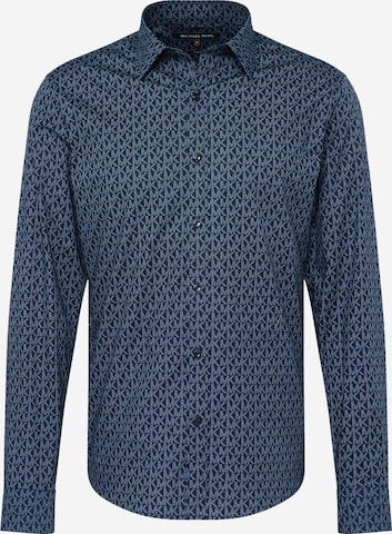 Michael Kors Regular fit Button Up Shirt in Blue: front