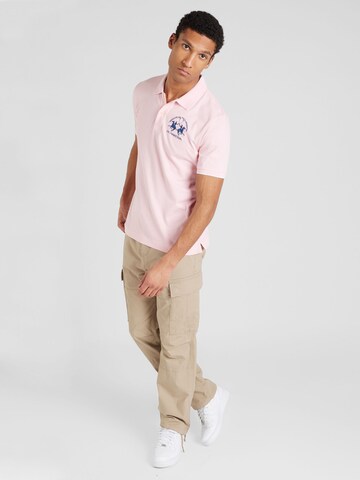 La Martina Poloshirt in Pink