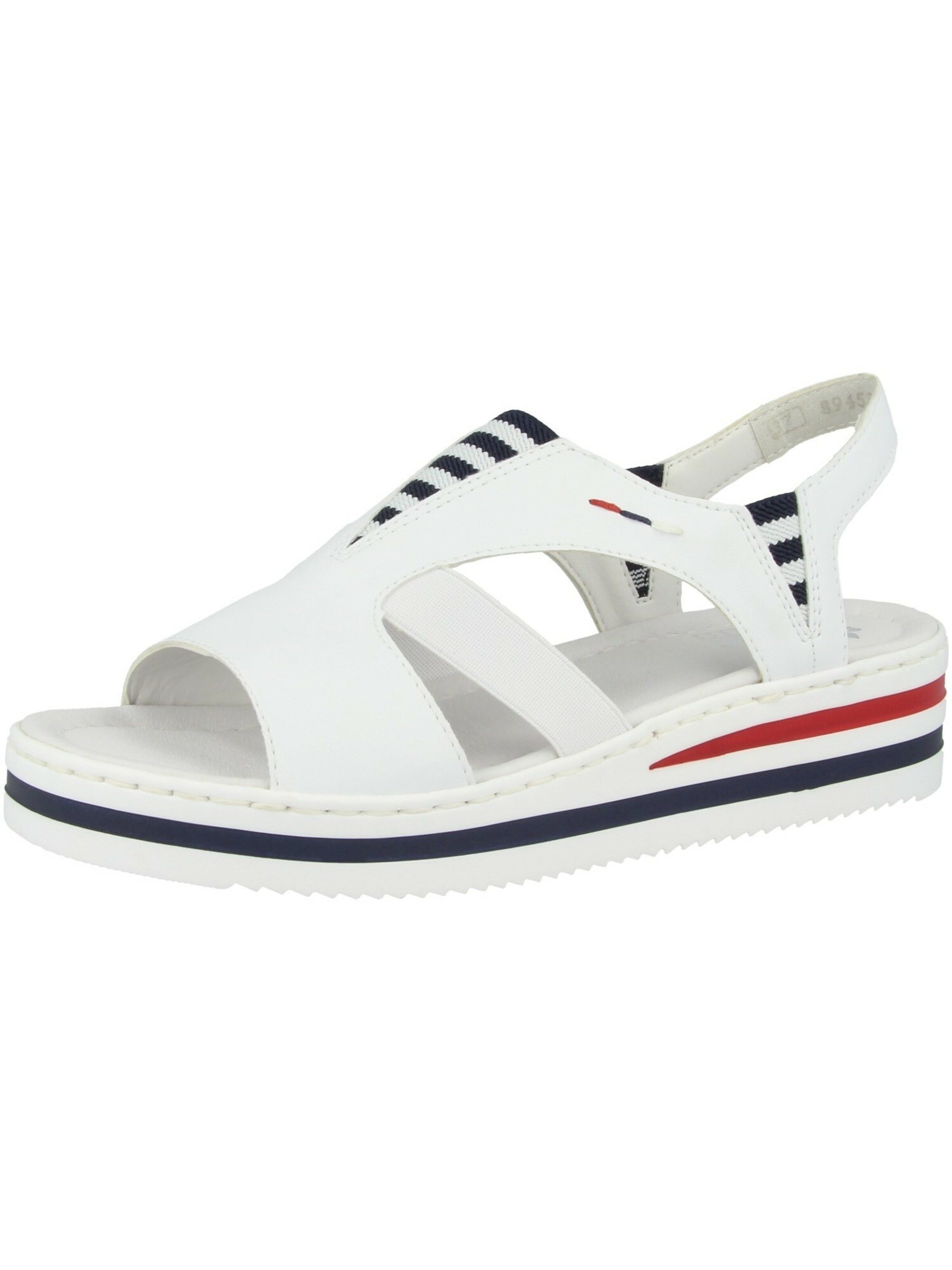 Rieker Sandals 'V02Y5' in White: front