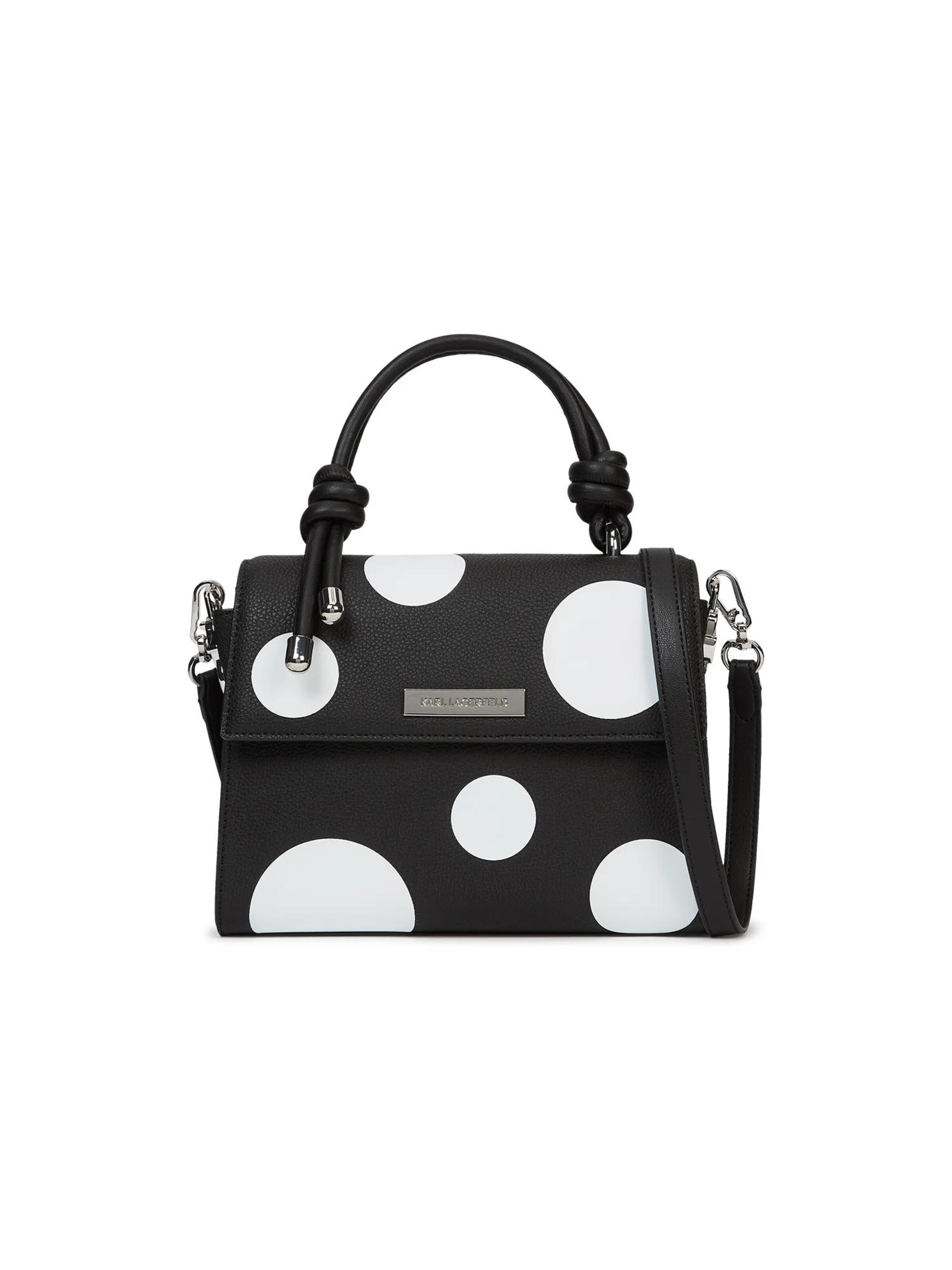 Karl Lagerfeld Kabelka 'Ikon' ve velikosti One Size - černá / bílá, Produkt