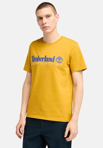 TIMBERLAND Shirt in Geel: voorkant