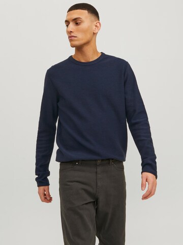 JACK & JONES Sweter 'Summer' w kolorze niebieski: przód