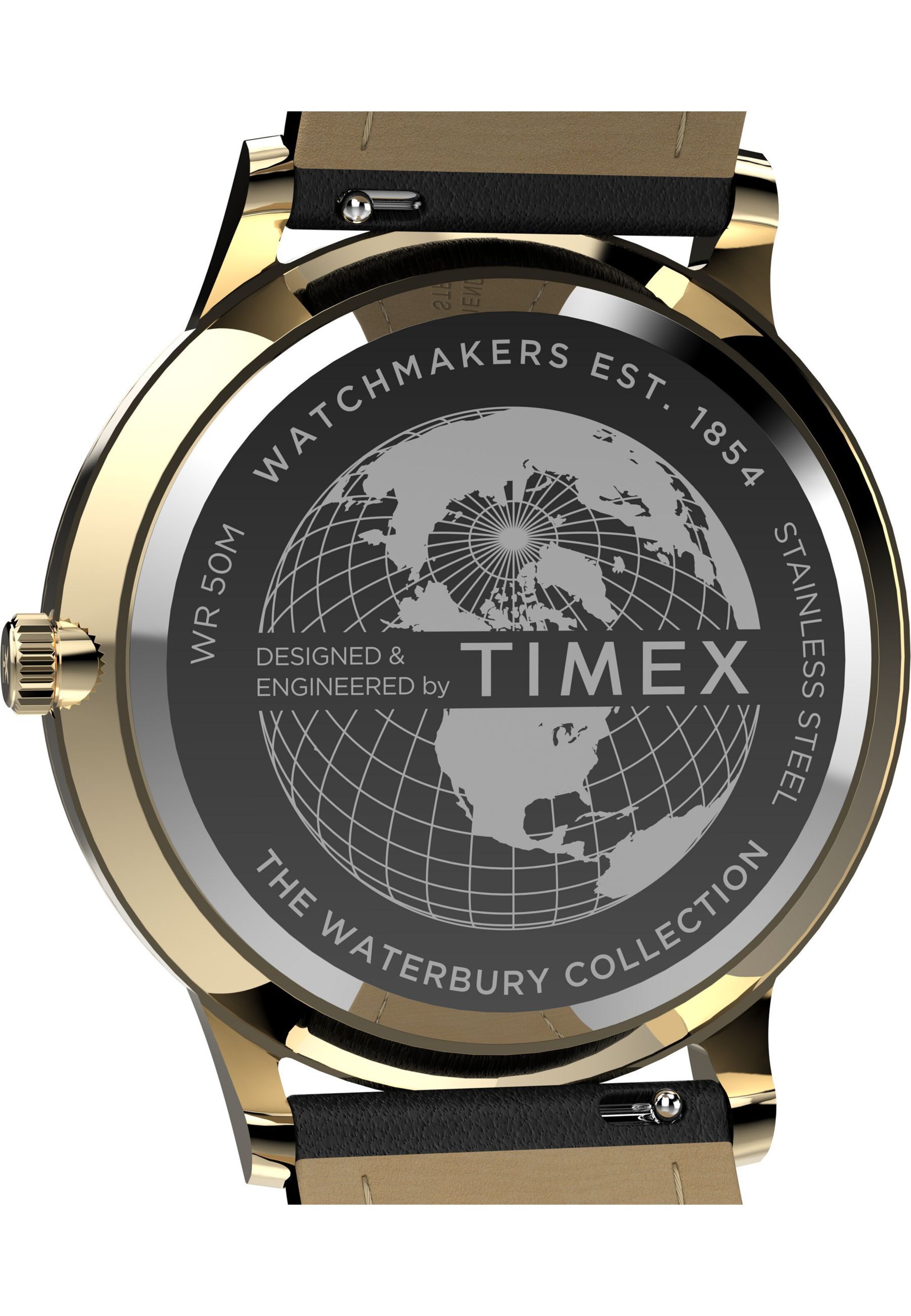 TIMEX Analoguhr in Schwarz