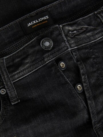 JACK & JONES Slimfit Jeans 'TIM' in Schwarz