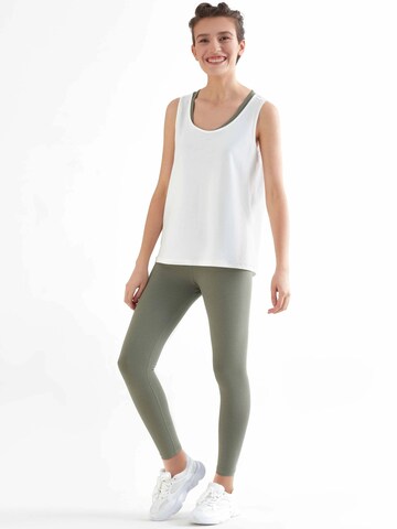 True North Skinny Leggings 'Fit 7/8 Leggings' in Green