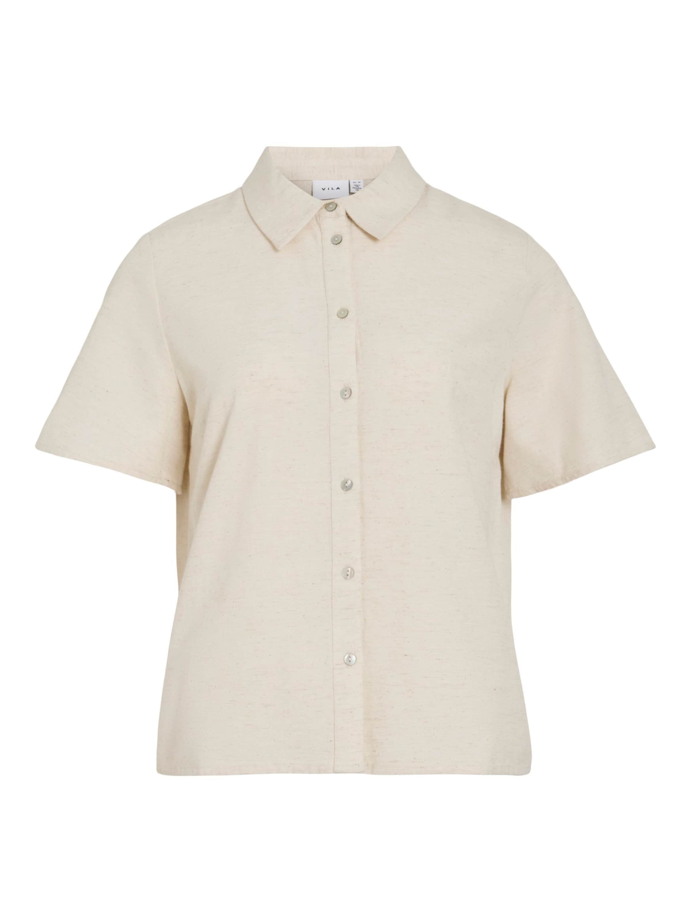 VILA Blouse 'VIPRISILLA' in Beige: voorkant