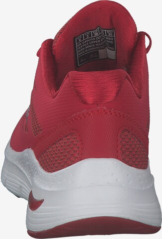 Baskets basses SKECHERS en rouge