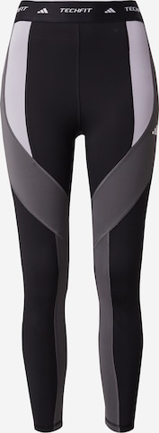 ADIDAS PERFORMANCE Sports trousers in Black: front