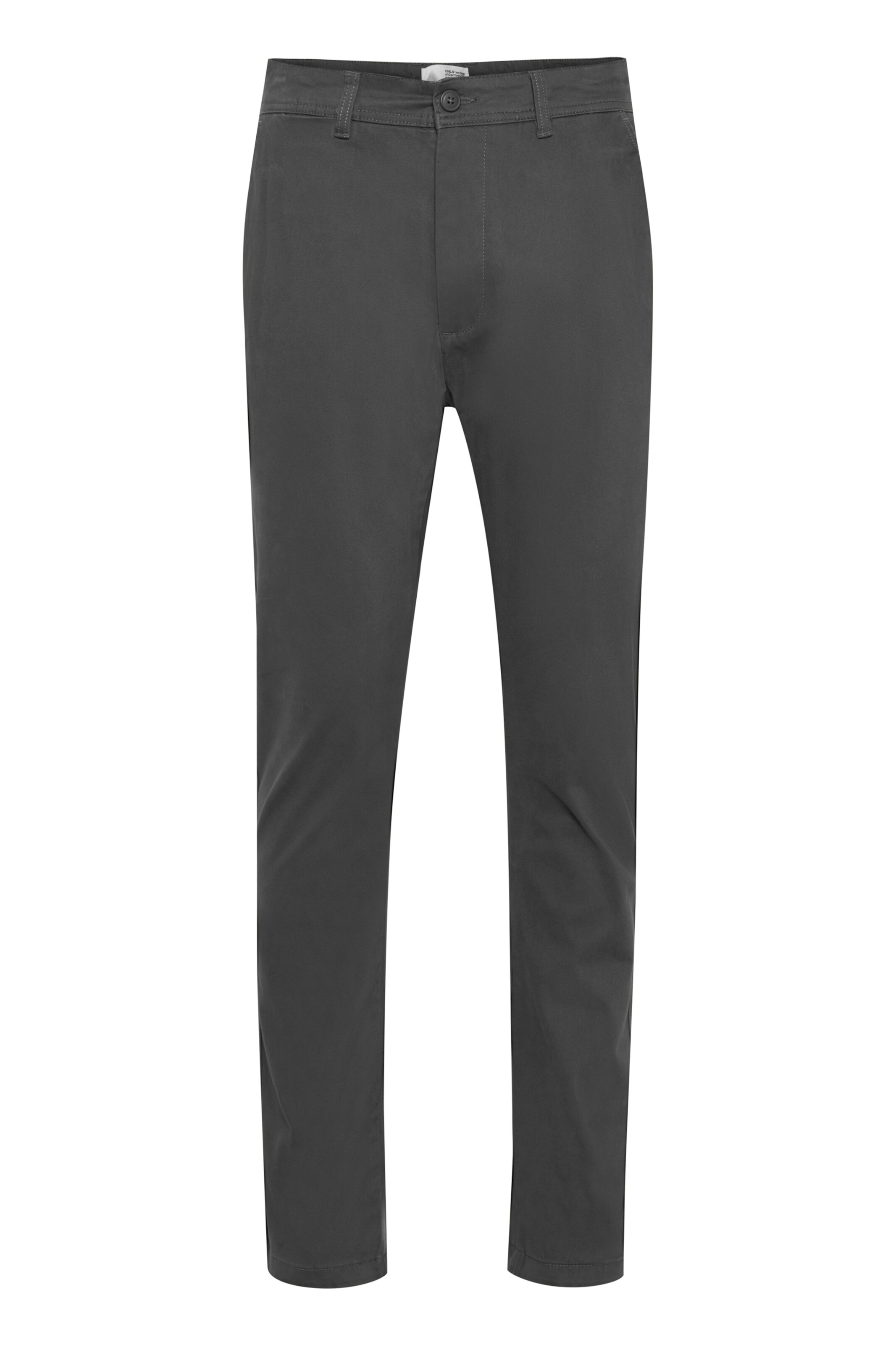 Regular Pantalon chino 'Jim' !Solid en gris : devant