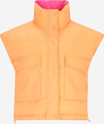 Essentiel Antwerp Vest in Orange: front