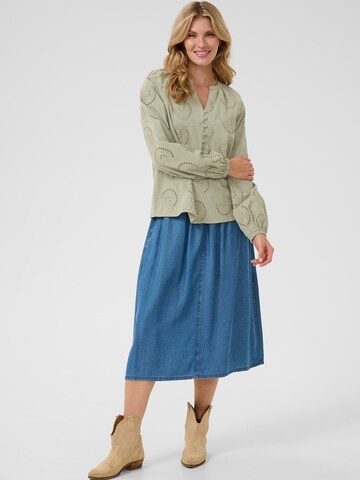 Cream Bluse 'CR Delia' i grøn