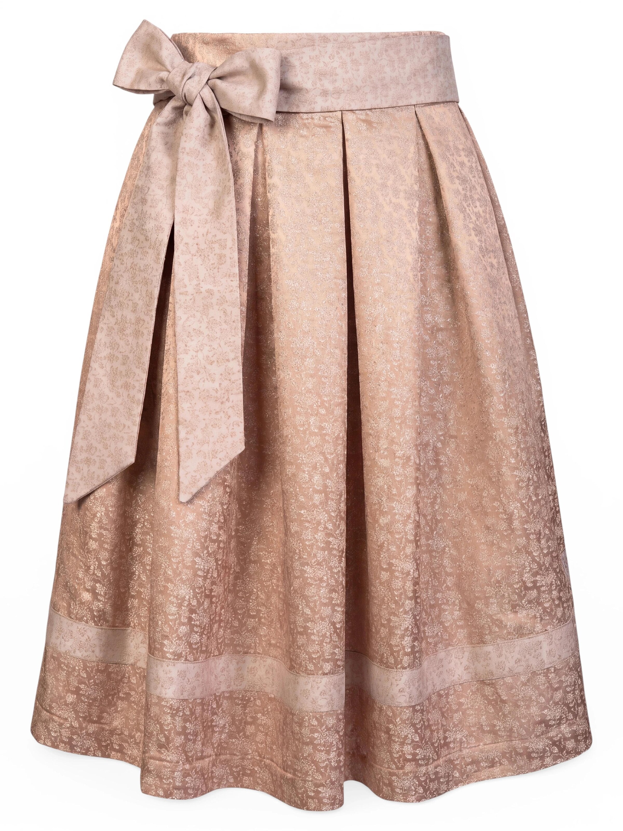Trachtl Traditional Skirt 'LENA' in Beige: front