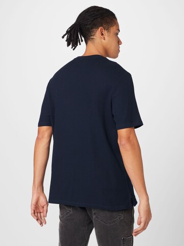 Lyle & Scott T-Shirt 'Waffle' in Blau