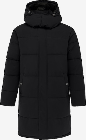 DreiMaster Maritim - Sobretudo de inverno em preto: frente