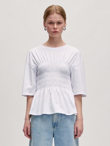 EDITED Shirt 'Nayeli' in Weiß: Vorderseite