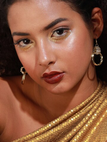 SOHI Ohrringe 'Carey' in Gold: Vorderseite