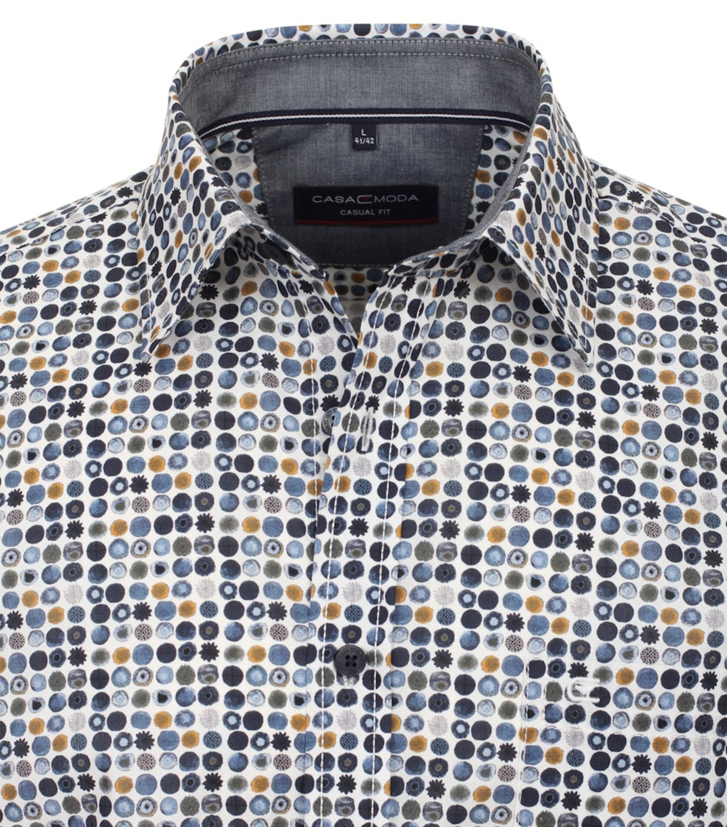 CASAMODA Regular Fit Hemd in Weiß