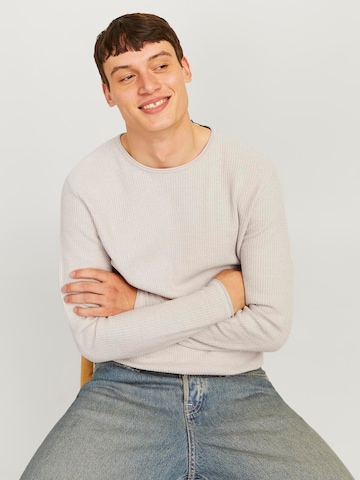 JACK & JONES Sweater 'JJECooper' in Beige