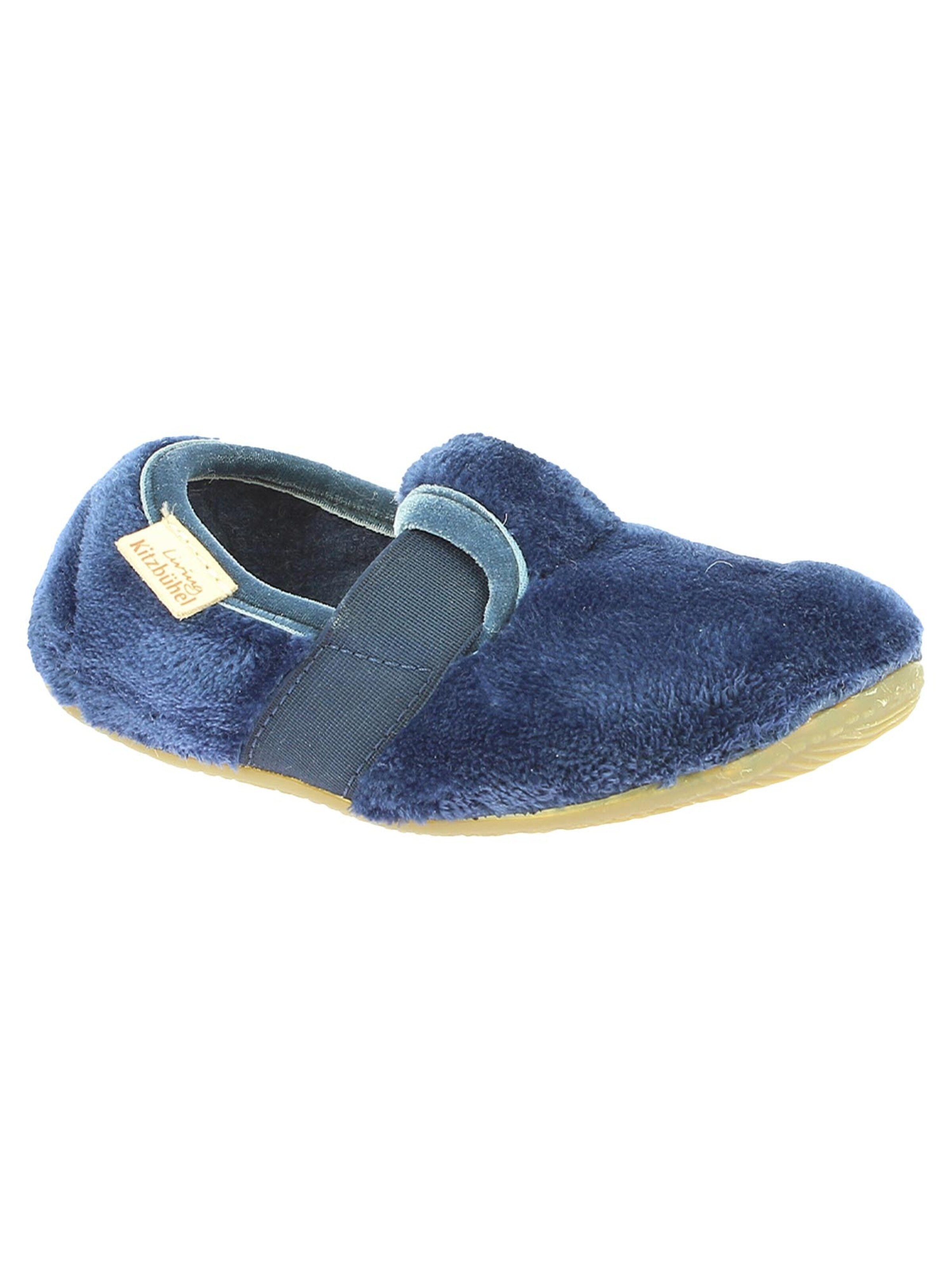 Living Kitzbühel Slippers 'Samt' in Blue