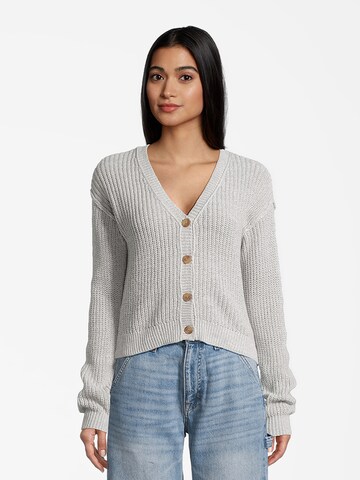 AÉROPOSTALE Knit Cardigan in Grey: front