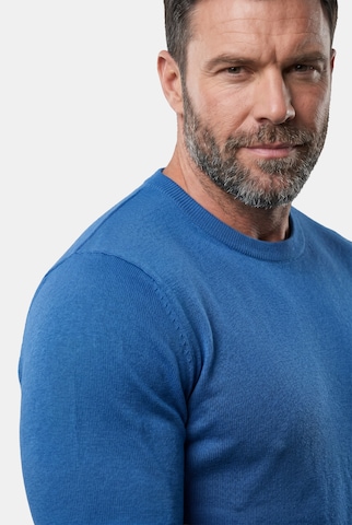 Men Plus Pullover in Blau
