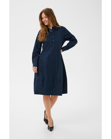 Robe-chemise 'CUDaiva' CULTURE en bleu : devant