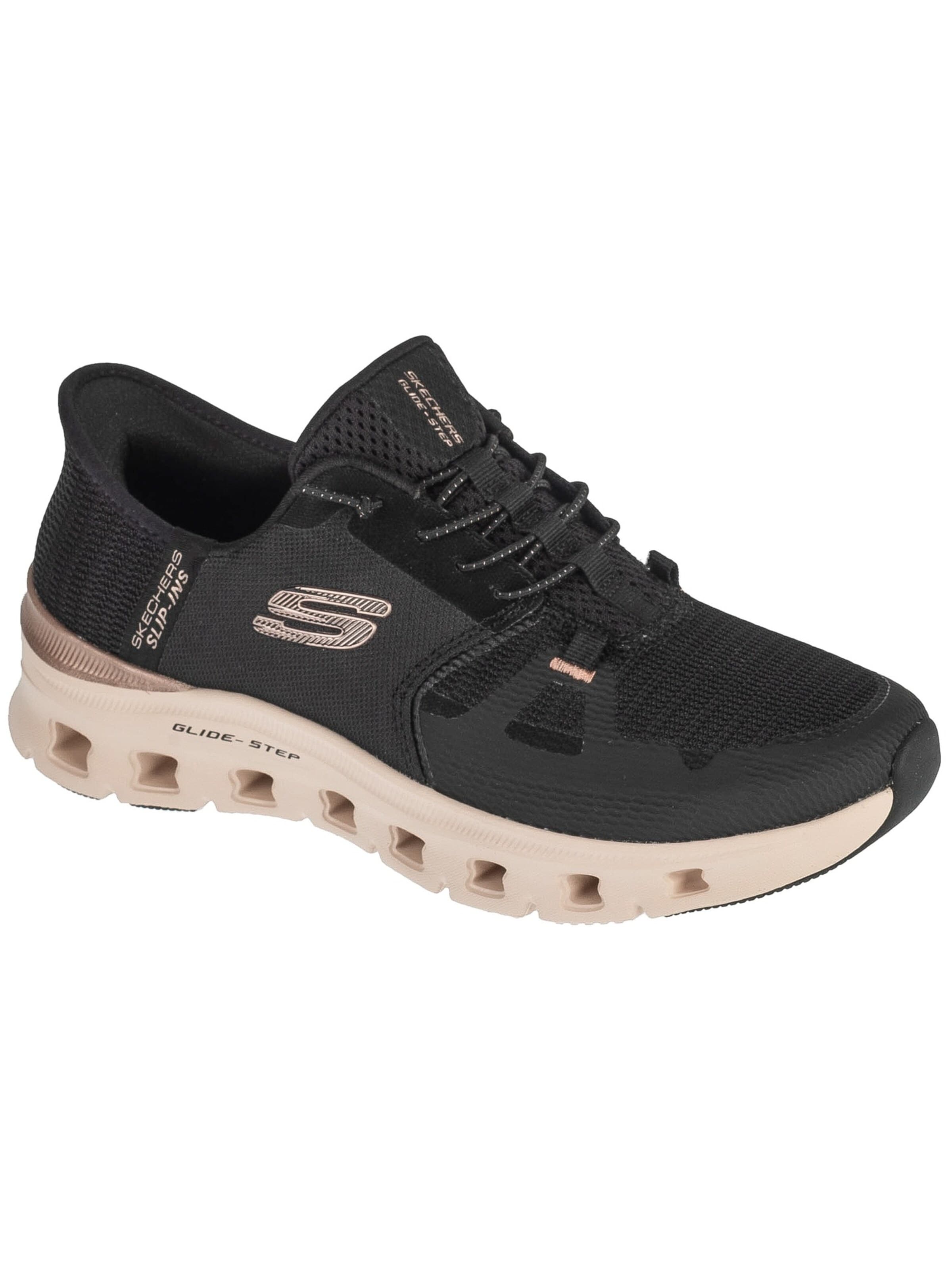 SKECHERS Sneakers laag 'Glide-Step Pro - Radiant Stride' in Zwart: voorkant