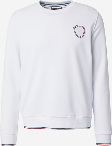 balts 19V69 ITALIA Sportisks džemperis 'Samu': no priekšpuses