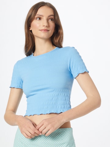 ONLY T-Shirt 'Ossi' in Blau: predná strana