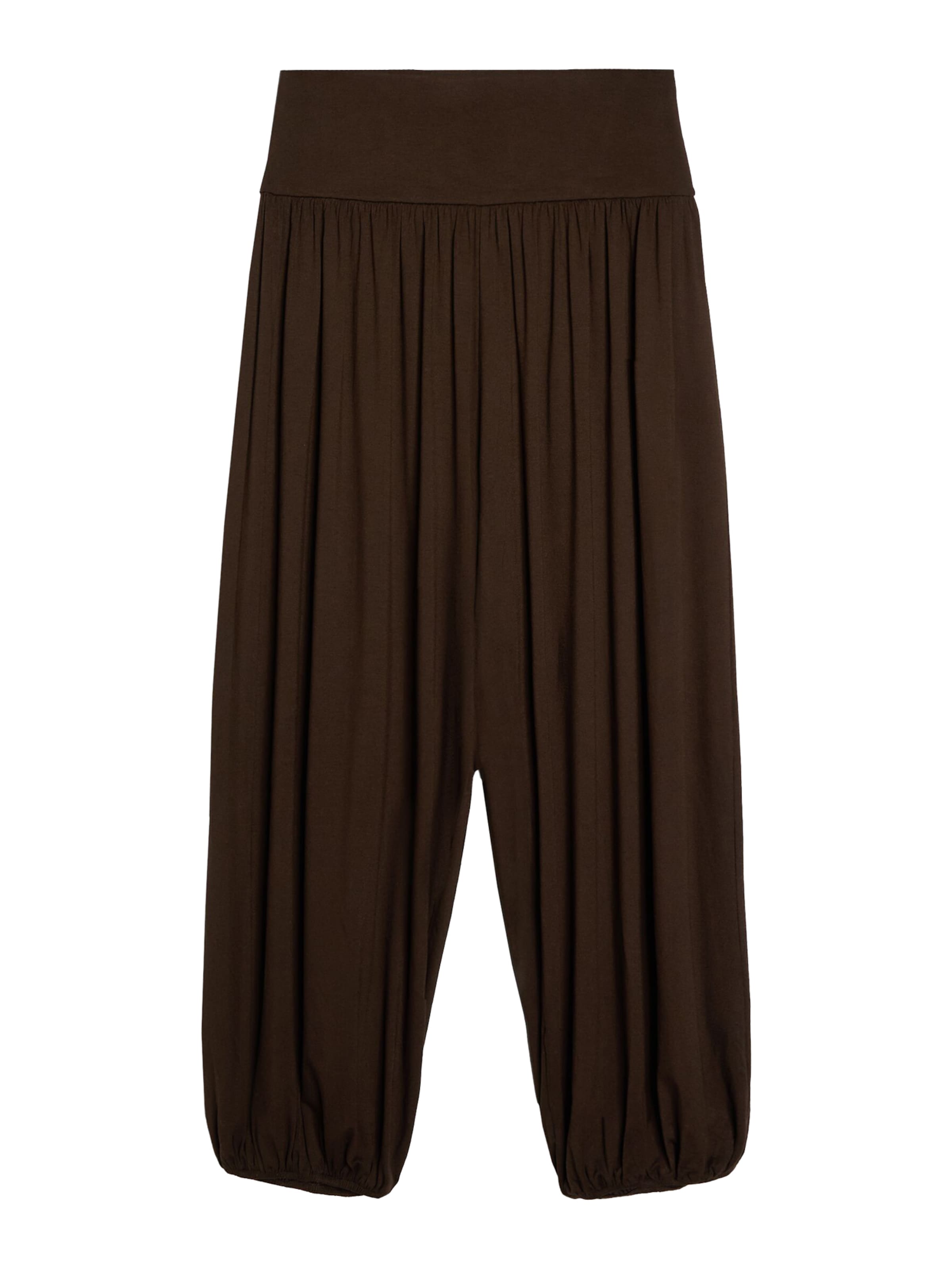 Bershka Barrel Hose in Braun: Vorderseite