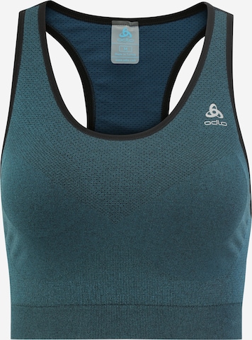 ODLO Bustier Sport bh in Blauw: voorkant