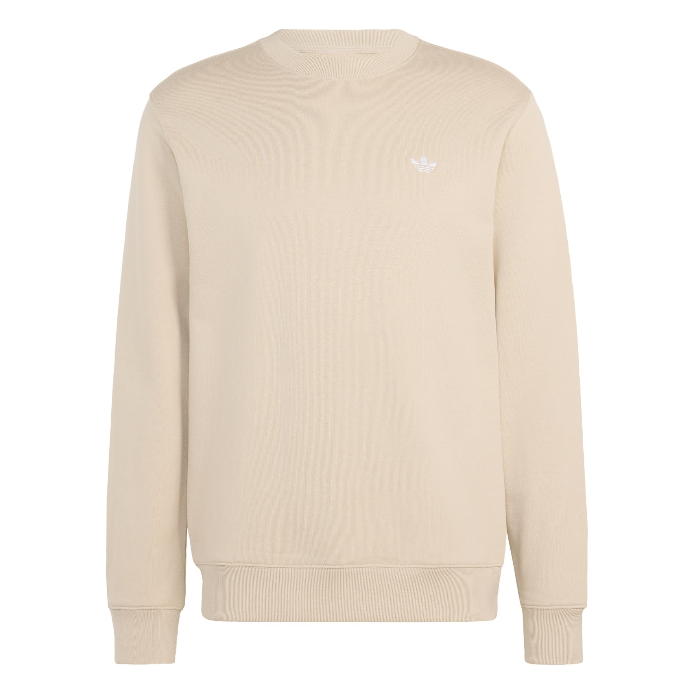 ADIDAS ORIGINALS Sweatshirt 'Trefoil Essentials' in Beige: Vorderseite