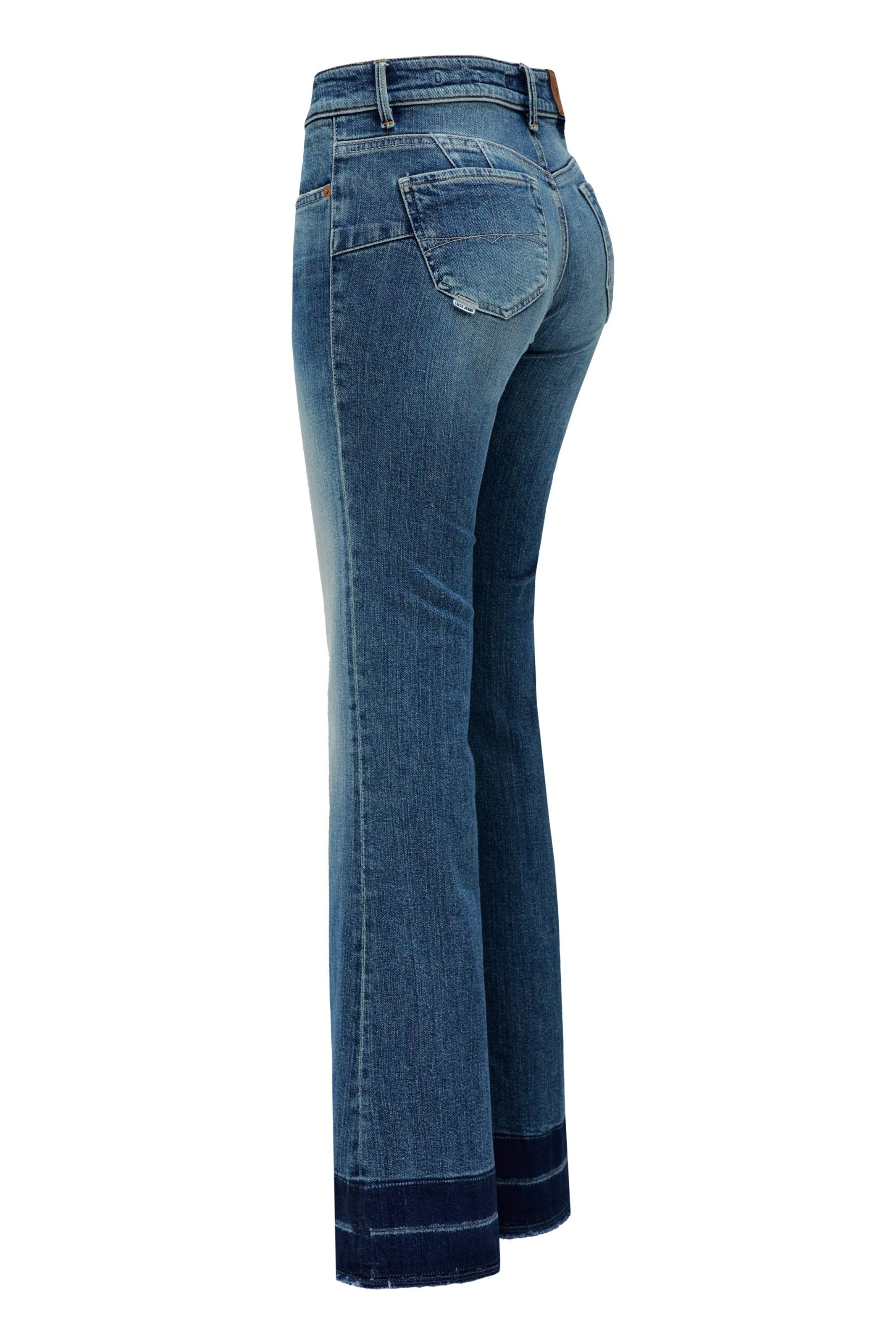 évasé Jean 'Wonder' Salsa Jeans en bleu