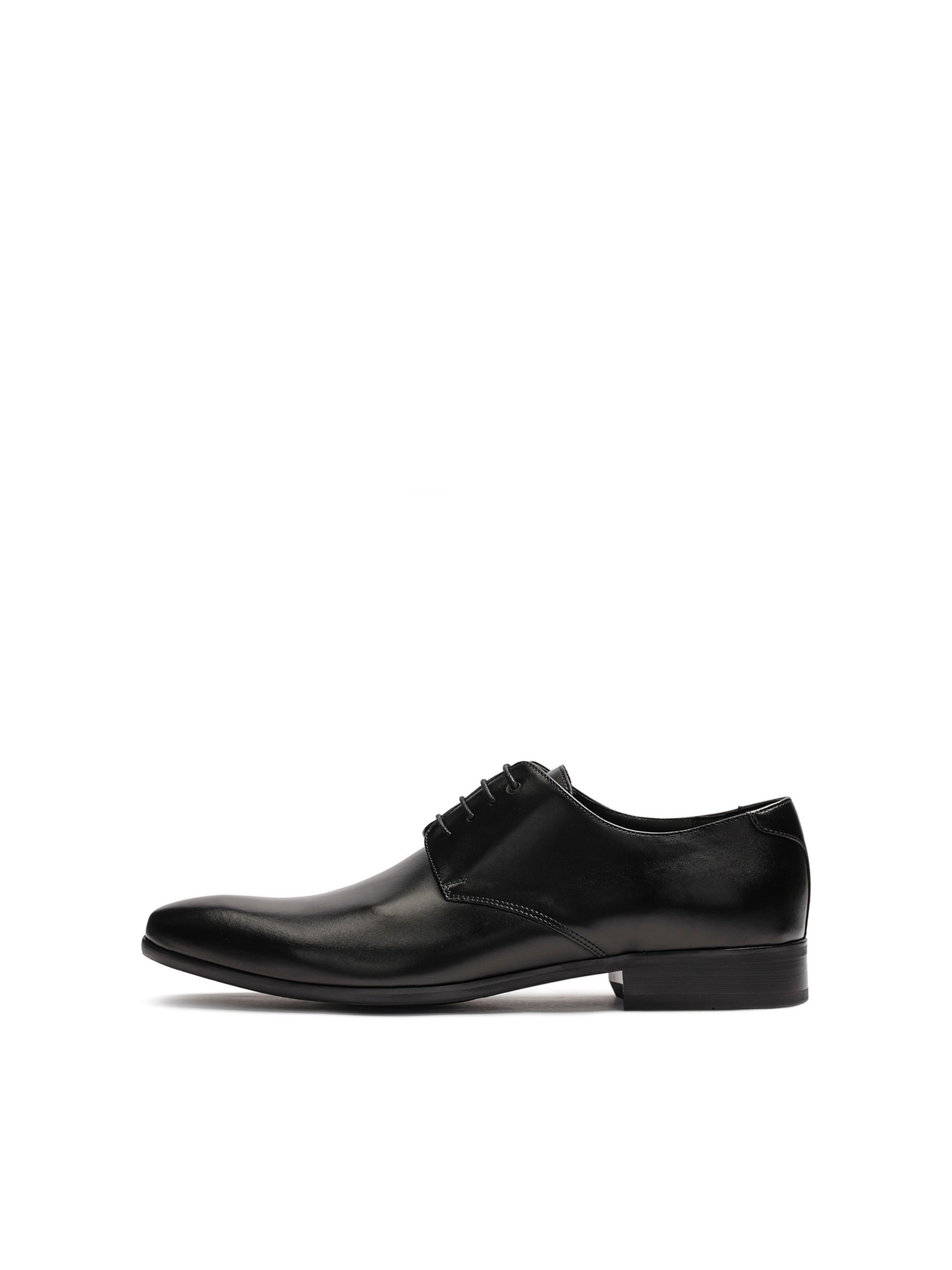 Kazar Lace-Up Shoes in Black: front