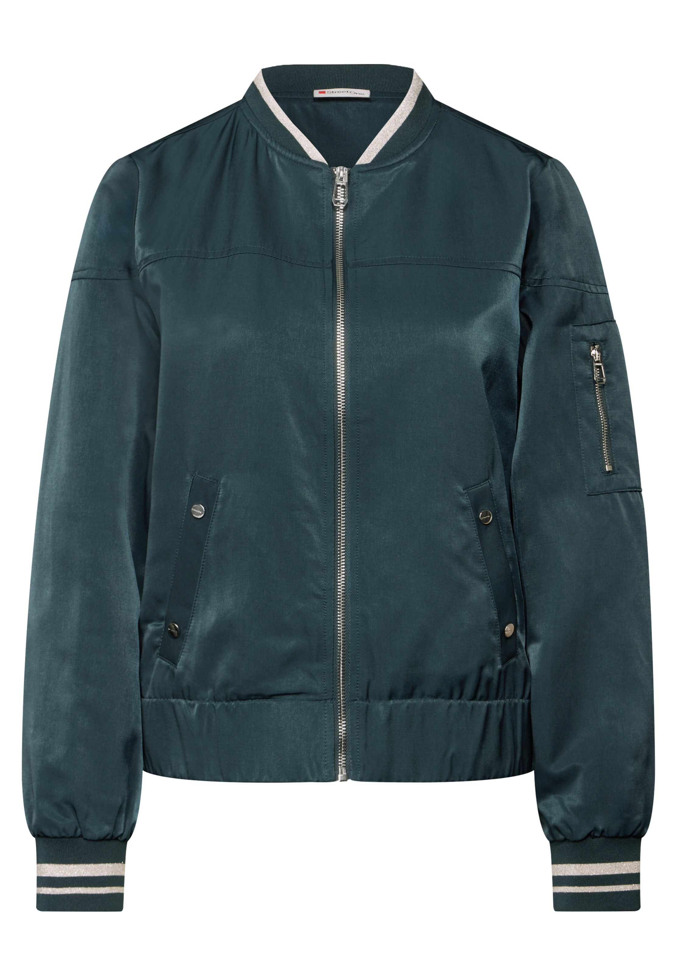 STREET ONE Between-Season Jacket in Green: front