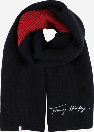 TOMMY HILFIGER Sjaal in de kleur Donkerblauw / Rood / Wit, Productweergave