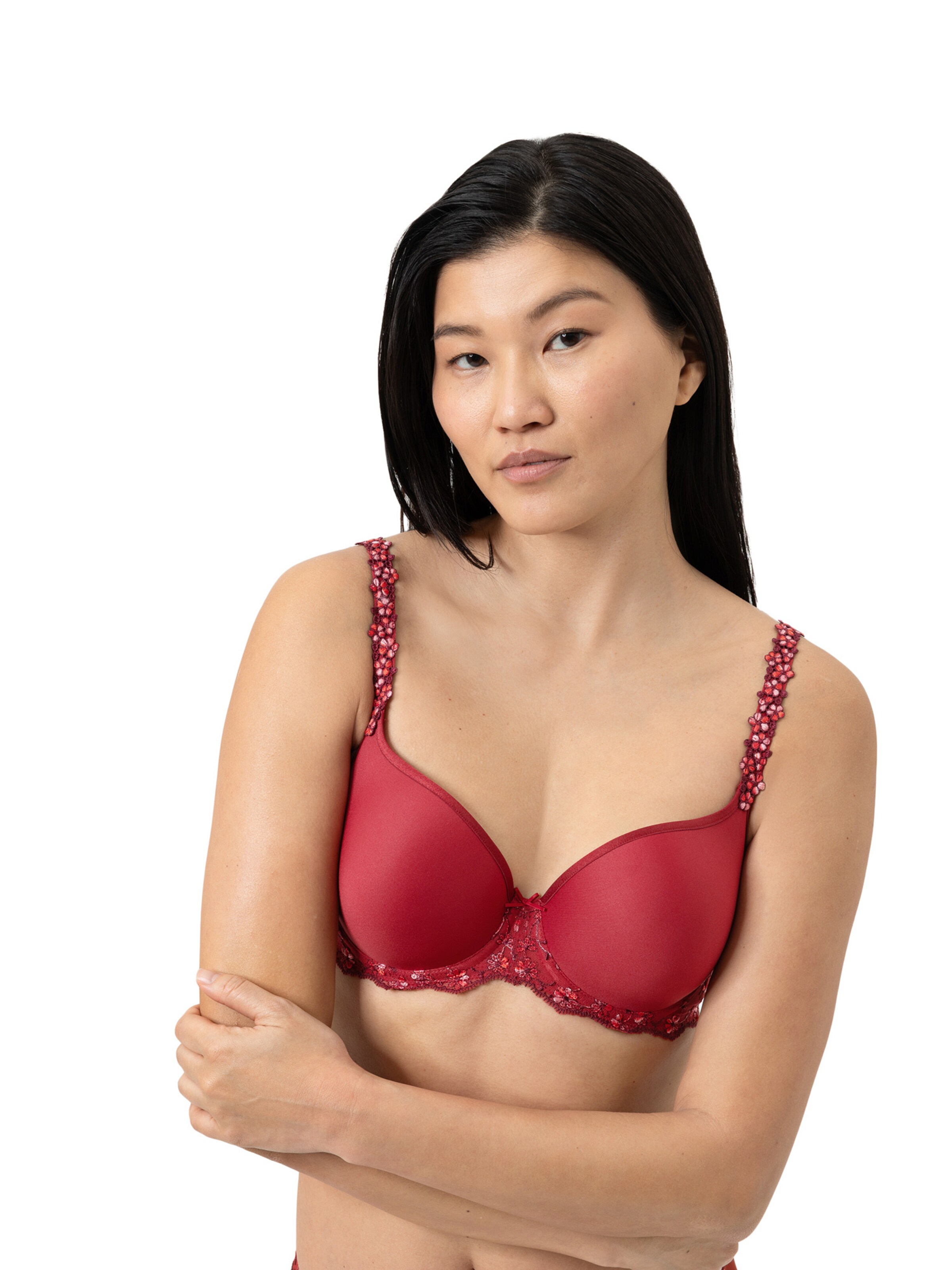 Mey T-Shirt BH 'Delightful' in Rot