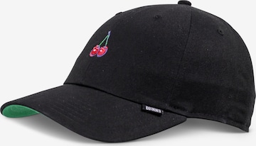 Șapcă 'Cherry' de la DJINNS pe negru: față