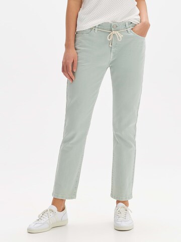 OPUS Regular Jeans 'Louis' in Groen: voorkant