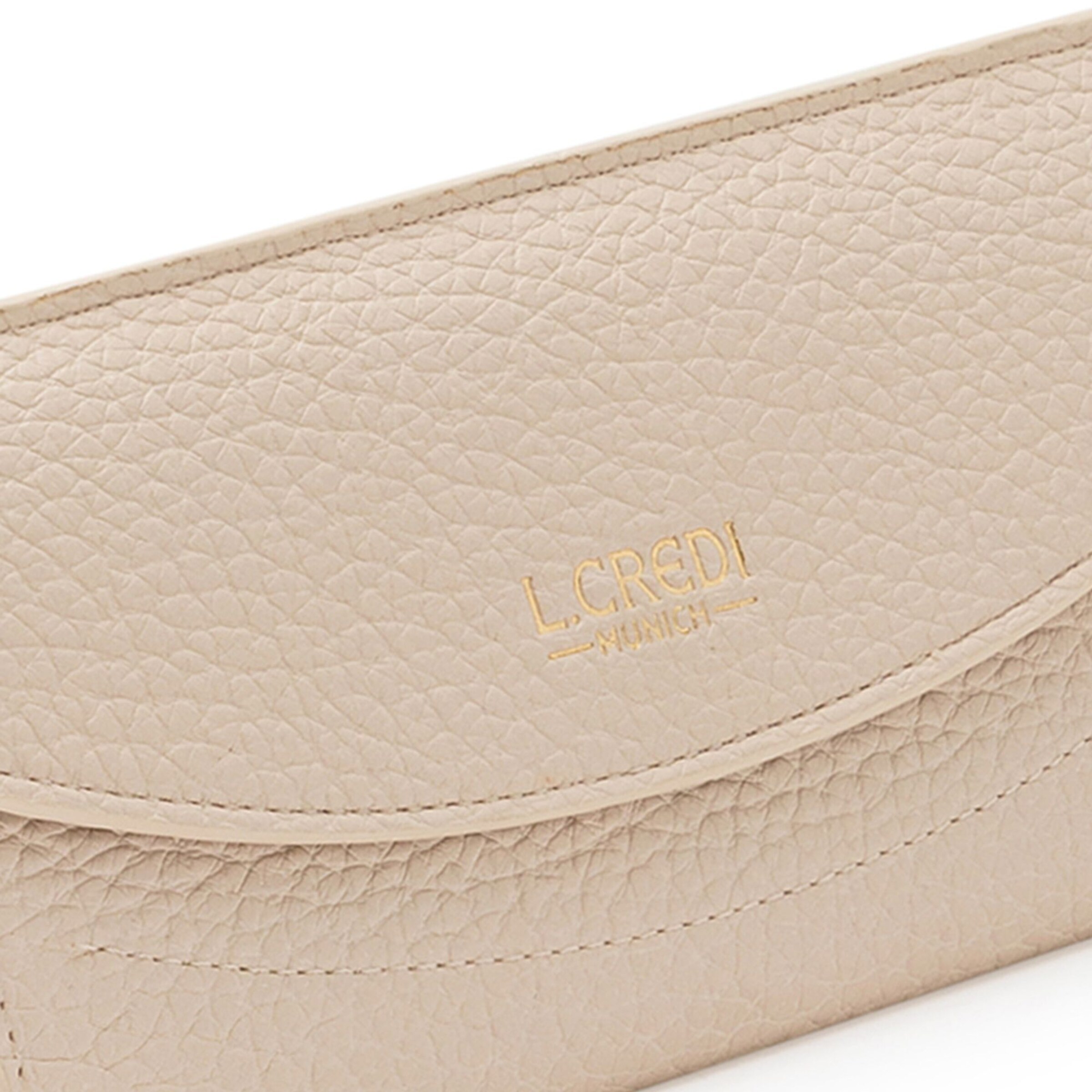 Porte-monnaies 'Ondria' L.CREDI en beige