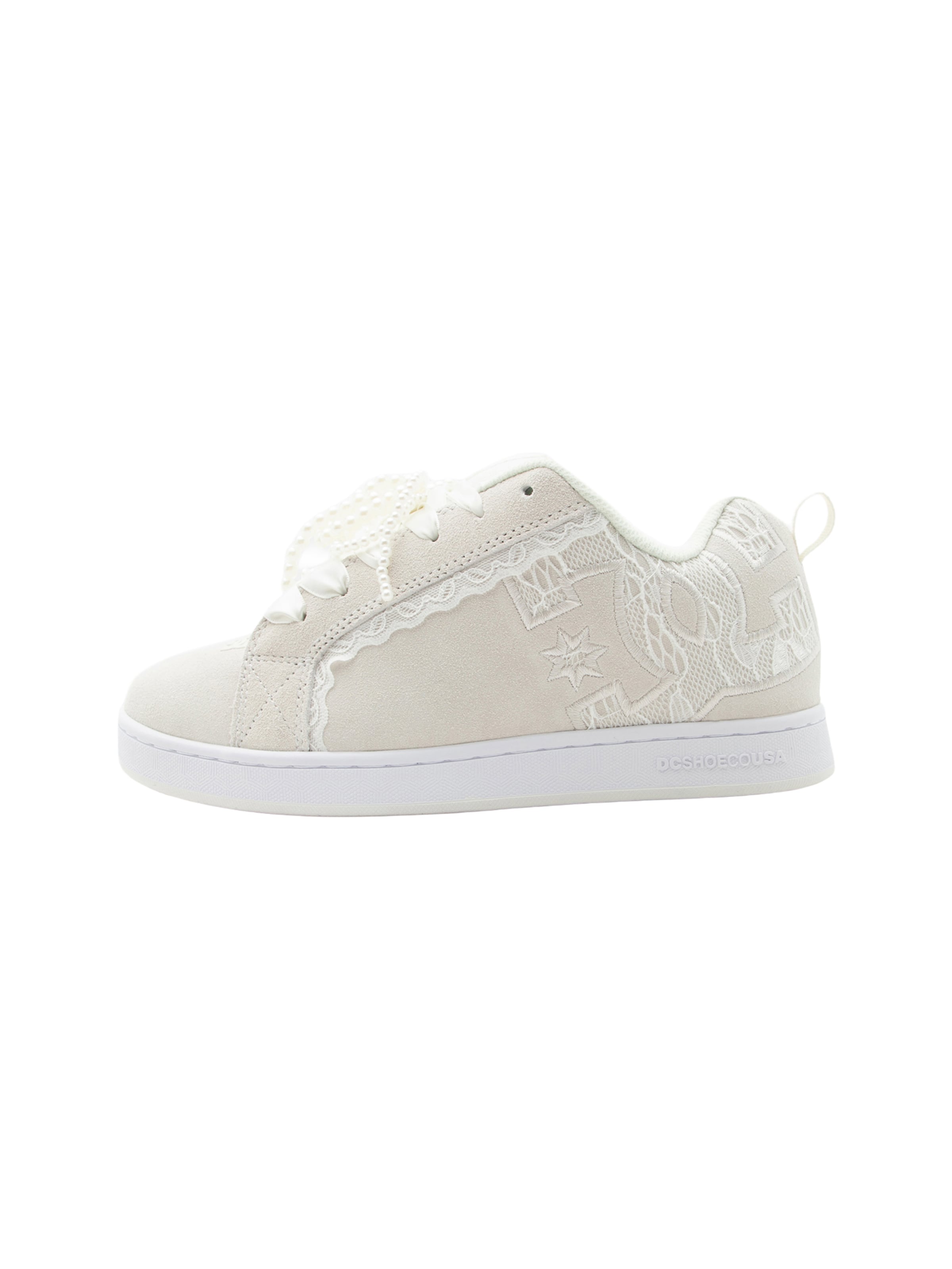 DC Shoes Nizke superge | bela barva: sprednja stran