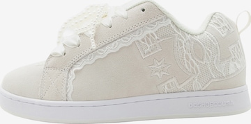 DC Shoes Nizke superge | bela barva: sprednja stran