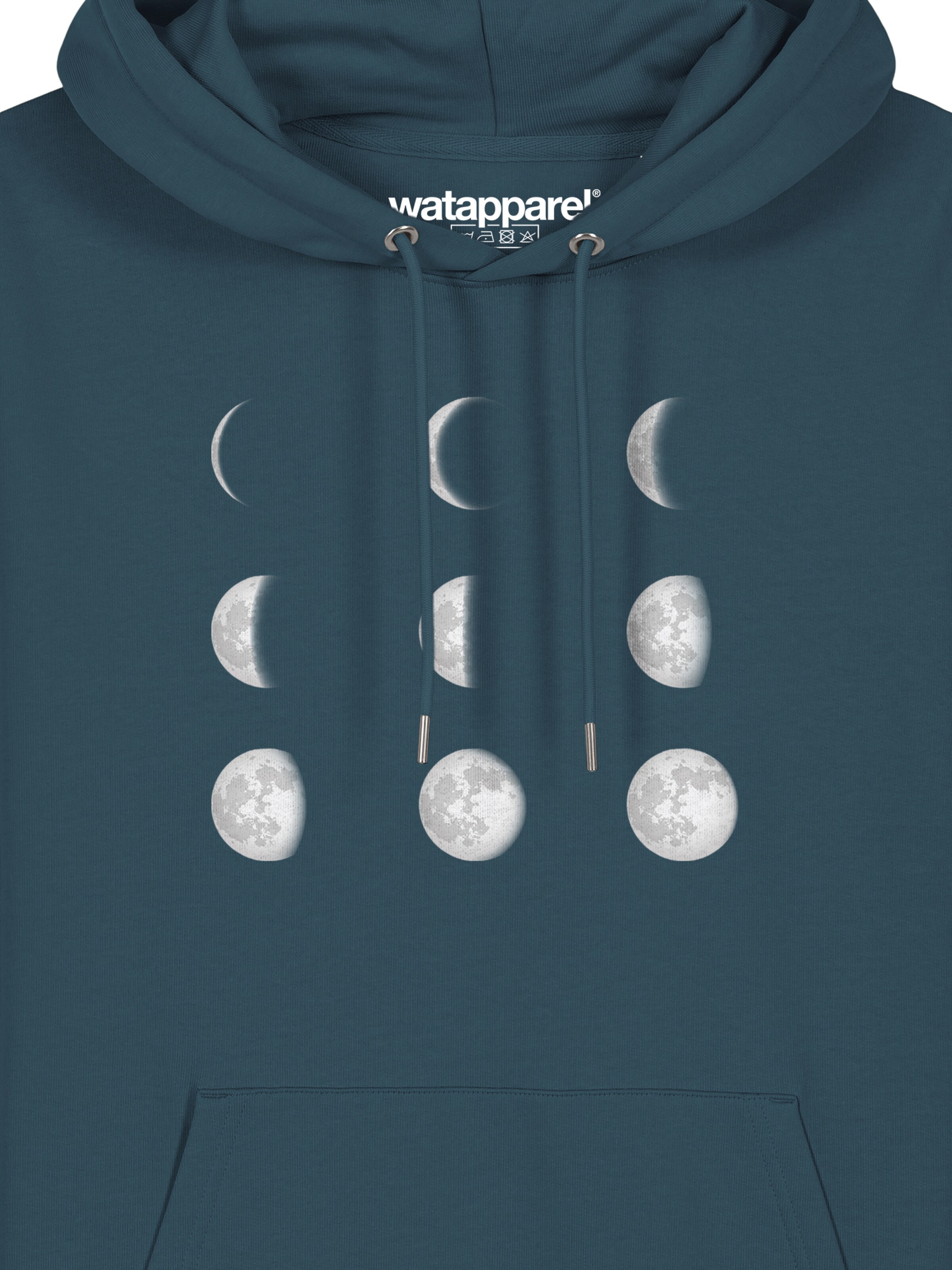 Felpa ' Moonphases ' di Watapparel in blu
