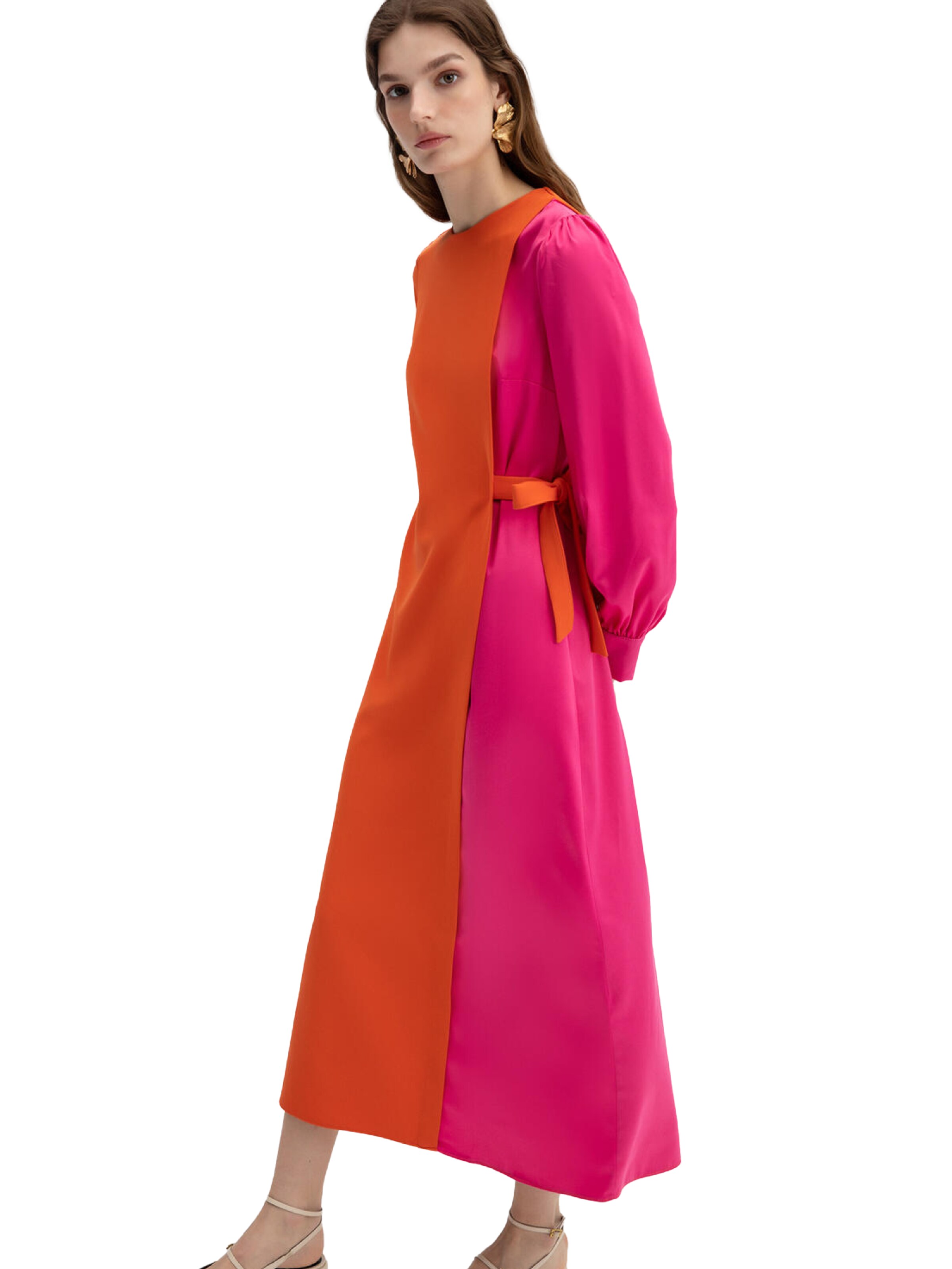 Robe Touche Prive en orange