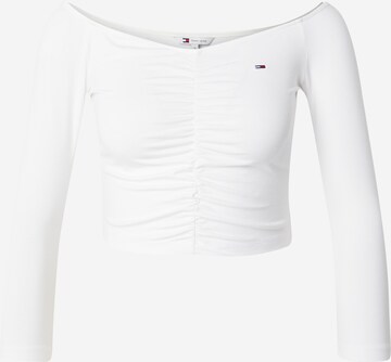 Tommy Jeans Shirt in Weiß: predná strana