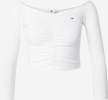 Tommy Jeans - Camisa em branco: frente