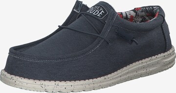 HEY DUDE Moccasins '40022' in Blue: front