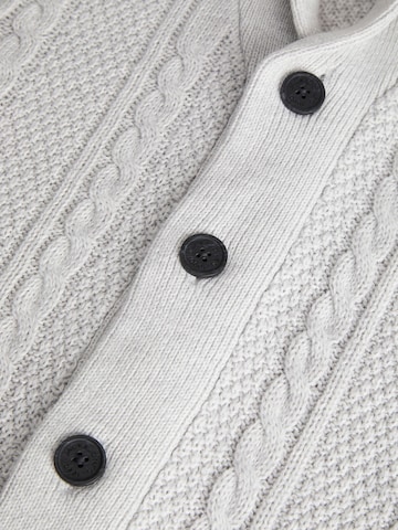 JACK & JONES Gebreid vest 'JJJames' in Wit