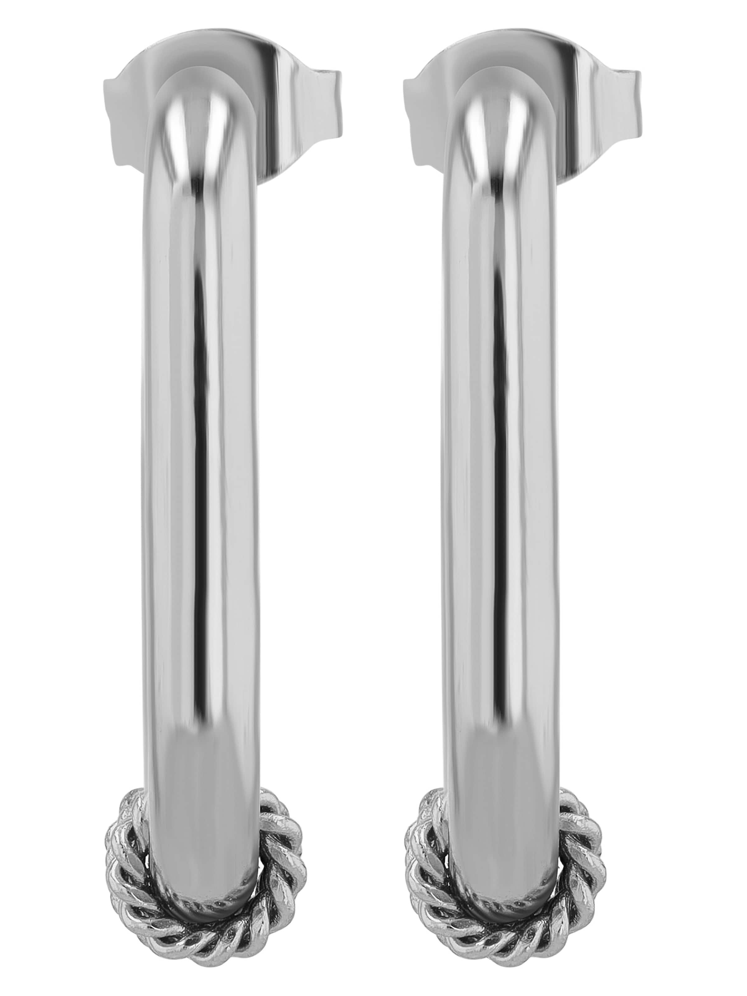 Akzent Earrings 'wasserfest' in Silver