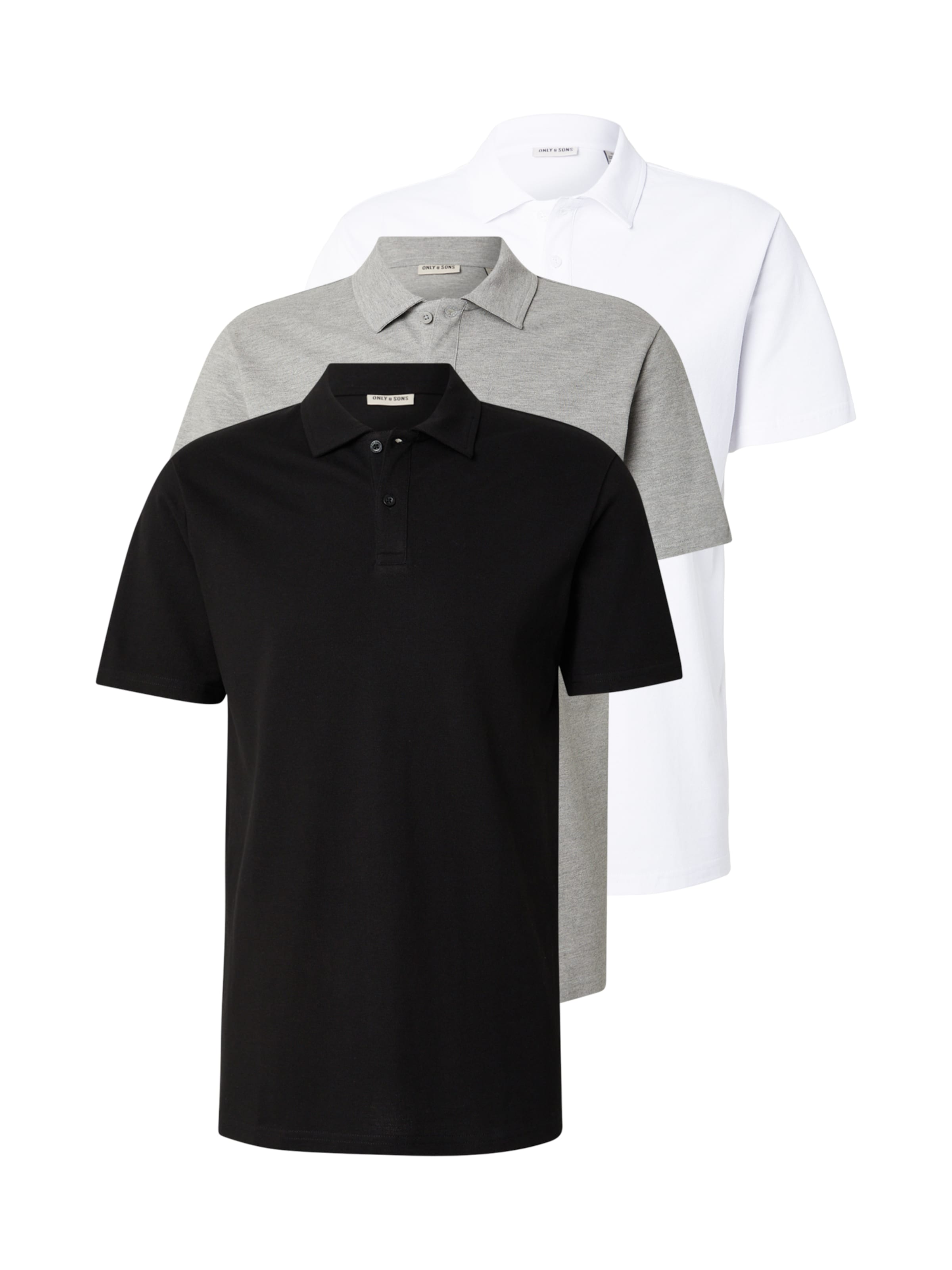 Only & Sons Poloshirt 'ONSGORDON' in Grau: Vorderseite